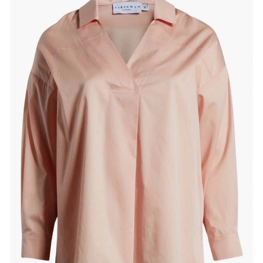 Harshman Nyah Cotton Tunic V-Neck Top | Size 1X NWT